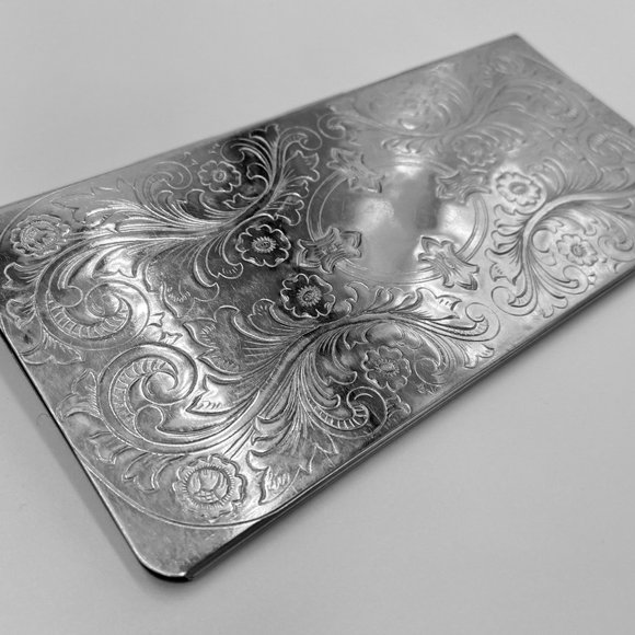 Dresden Sterling Sliver checkbook cover - Picture 8 of 12